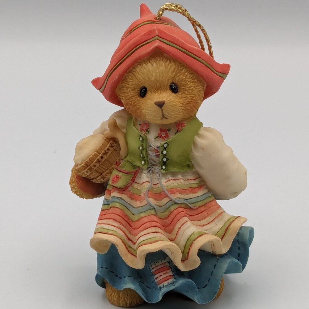 Cherished Teddies Swedish Girl Hanging Ornament (450928) 1998